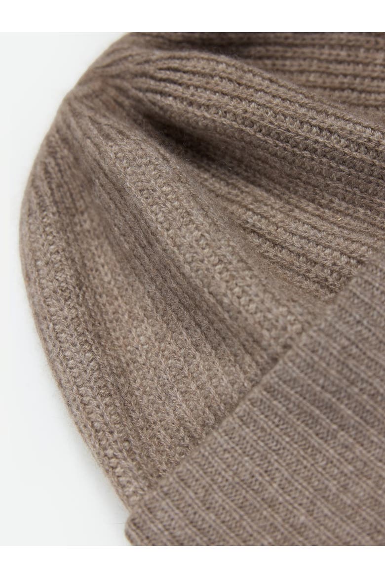 Cashmere Ribbed Knit Hat, Alternate, color, taupe