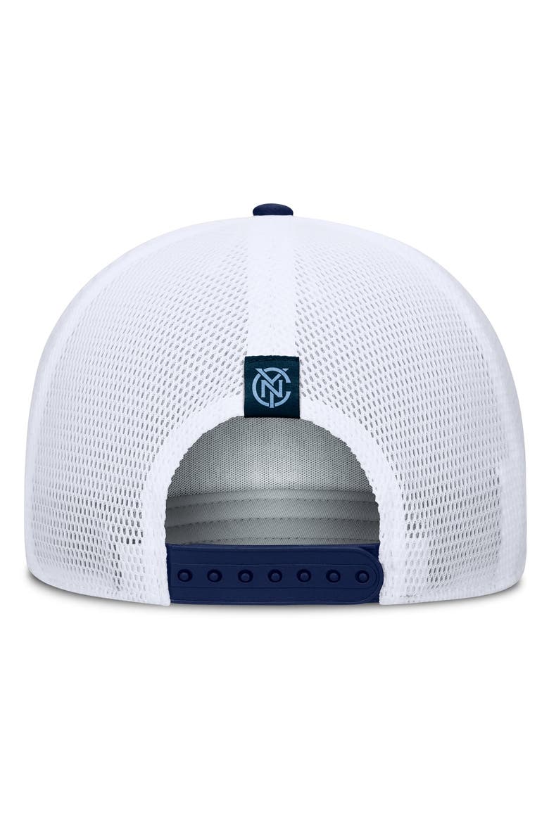 Men's Fanatics Gray New York City FC Knuckle Trucker Adjustable Hat, Alternate, color, Gray