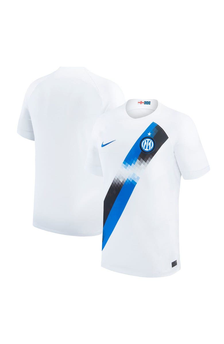 Nike Men's Nike  White Inter Milan 2023/24 Away Stadium Replica Jersey, Main, color, 