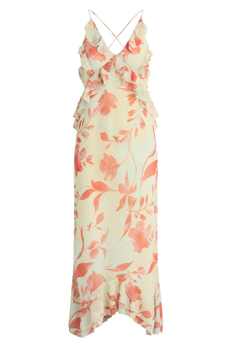 The Who Me Floral Maxi Dress, Alternate, color, MOONBEAM FLORAL