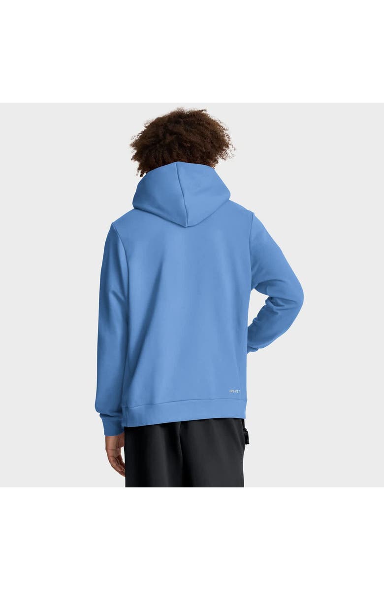 Jordan Brand Men's Jordan Brand Light Blue North Carolina Tar Heels 2025 Sideline Standard Issue Dri-FIT Hoodie, Alternate, color,