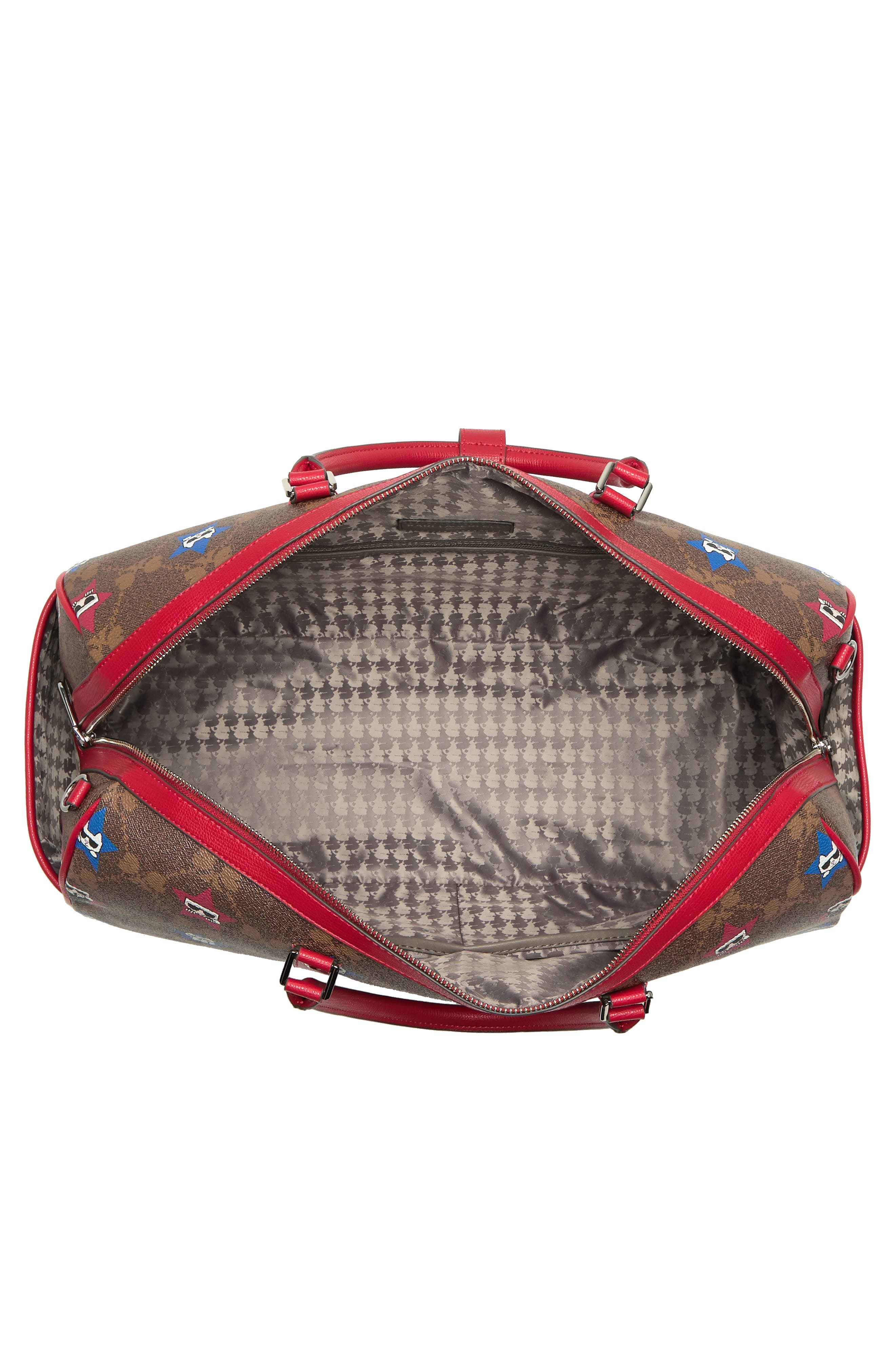 KARL LAGERFELD PARIS Valette Duffle Bag, Alternate, color, 