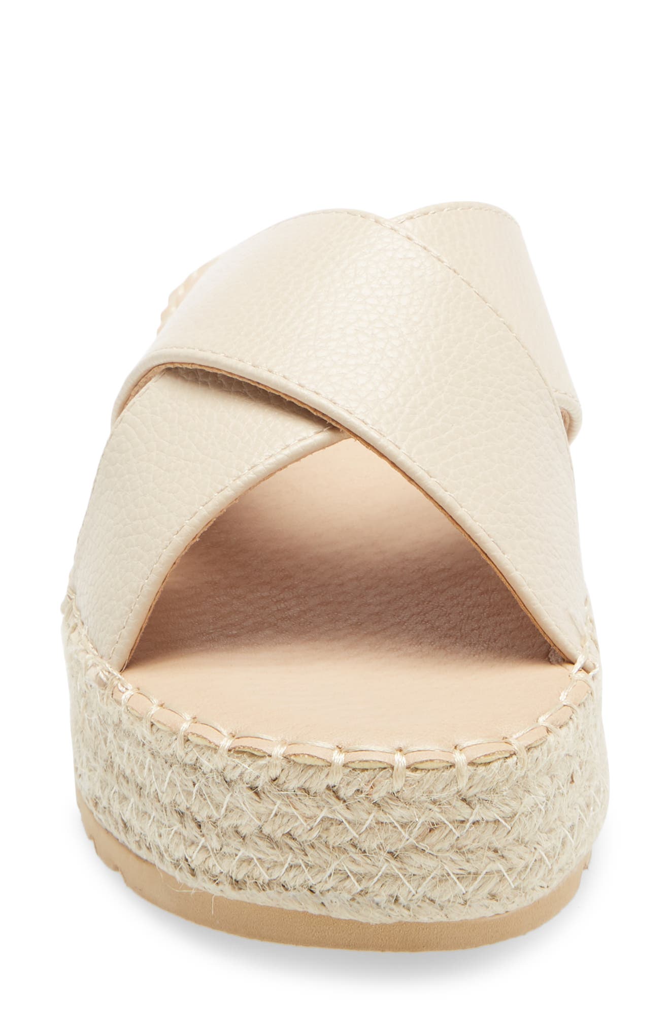 Coconuts by Matisse Beach by Matisse Cove Platform Slide Sandal, Alternate, color, Natural Synthetic
