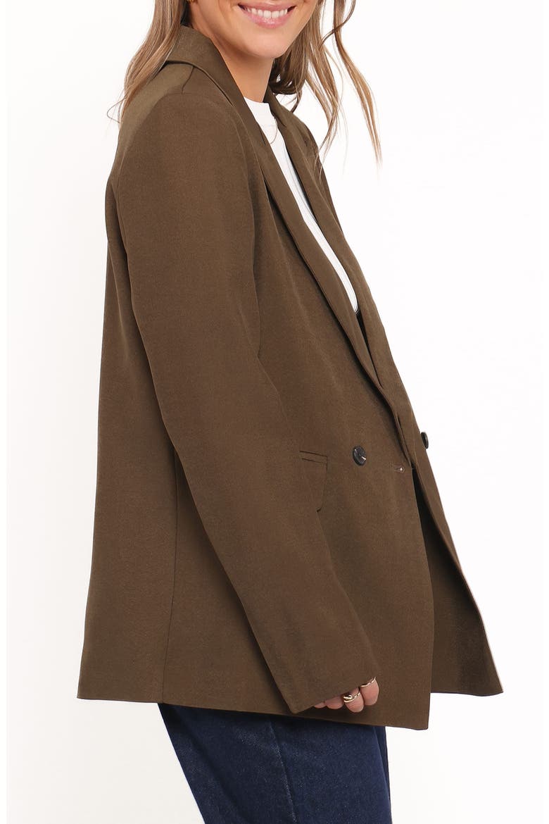 Viper Double Breasted Blazer, Alternate, color, OLIVE