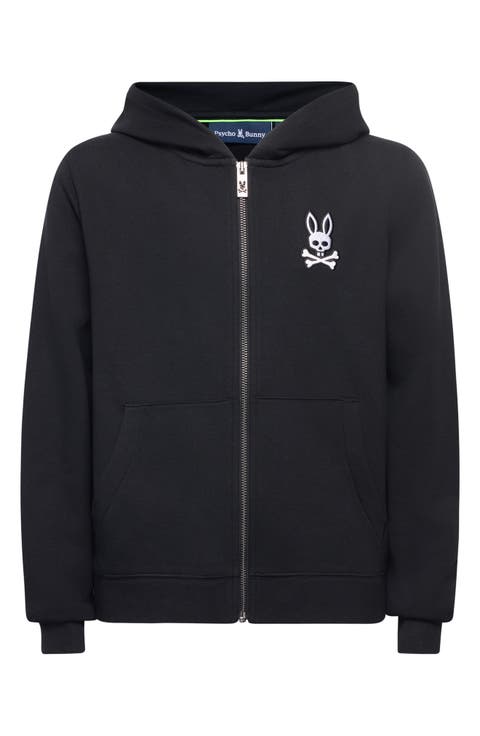 Kids' Timothy 4K Bunny Embroidered Full Zip French Terry Hoodie (Big Kid)