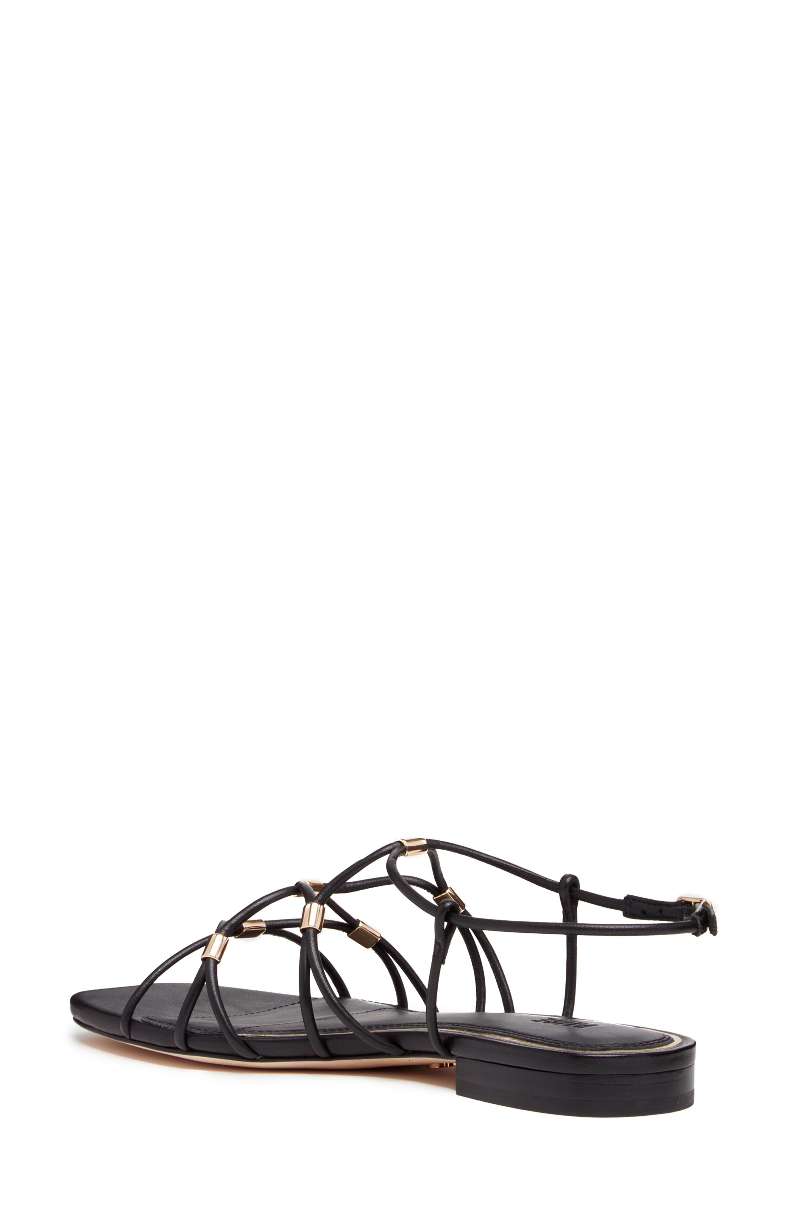 PAIGE Aurora Ankle Strap Sandal, Alternate, color, Black
