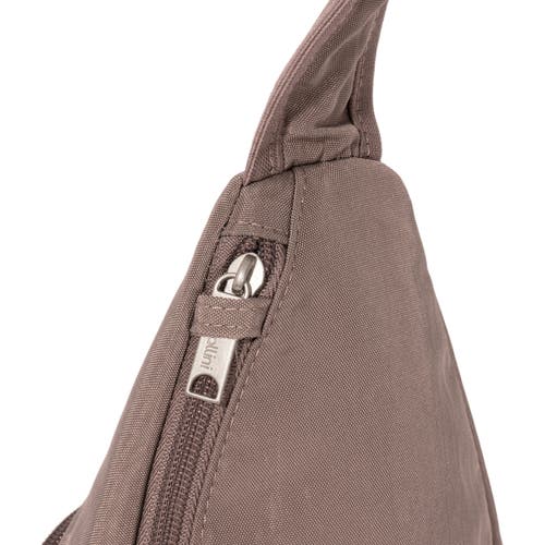 Baggallini Securtex Anti-theft Daytripper Sling Bag In Brown