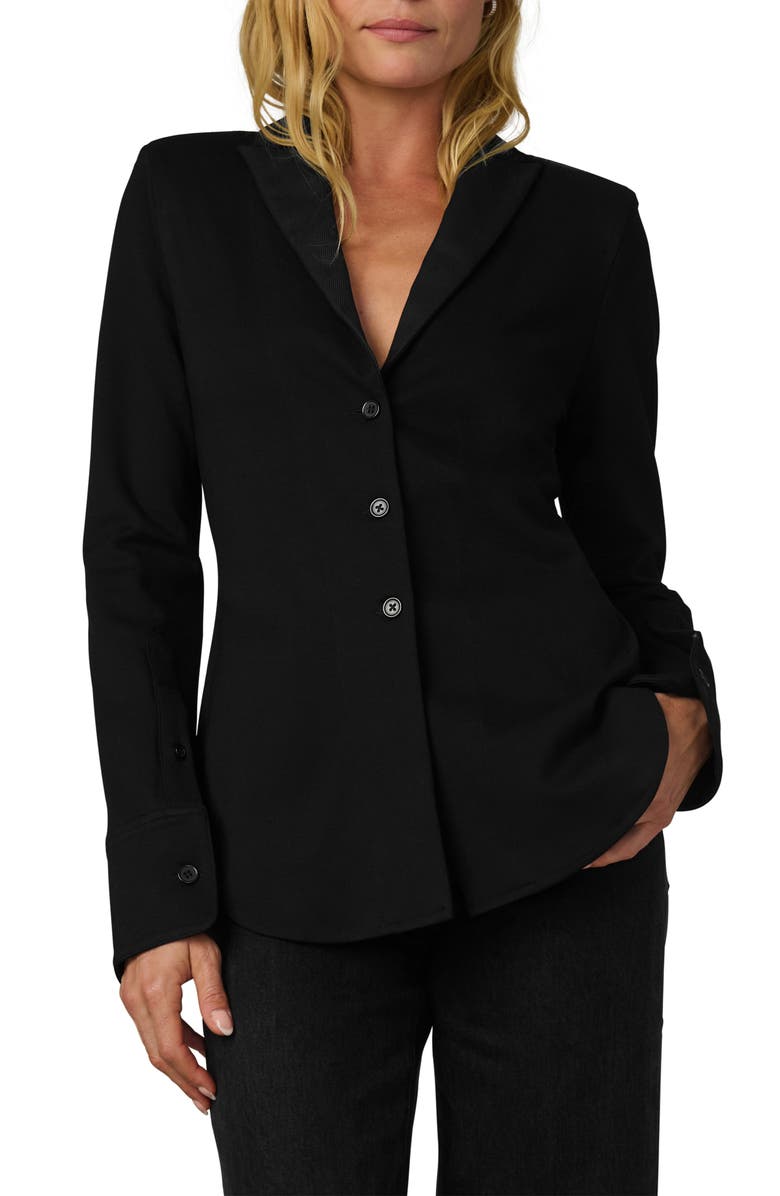 Joe's Jeans The Clara Cinched Blazer, Main, color, Black