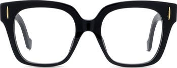 送料込/関税込■LOEWE■Anagram スクエア サングラス Anagram square sunglasses in black - Loewe | Mytheresa