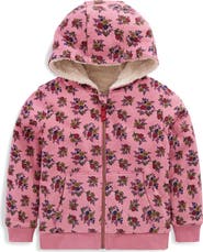 Mini Boden Kids' Reversible Borg Hoodie
