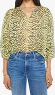 MOTHER The Breeze Tie Neck Top
