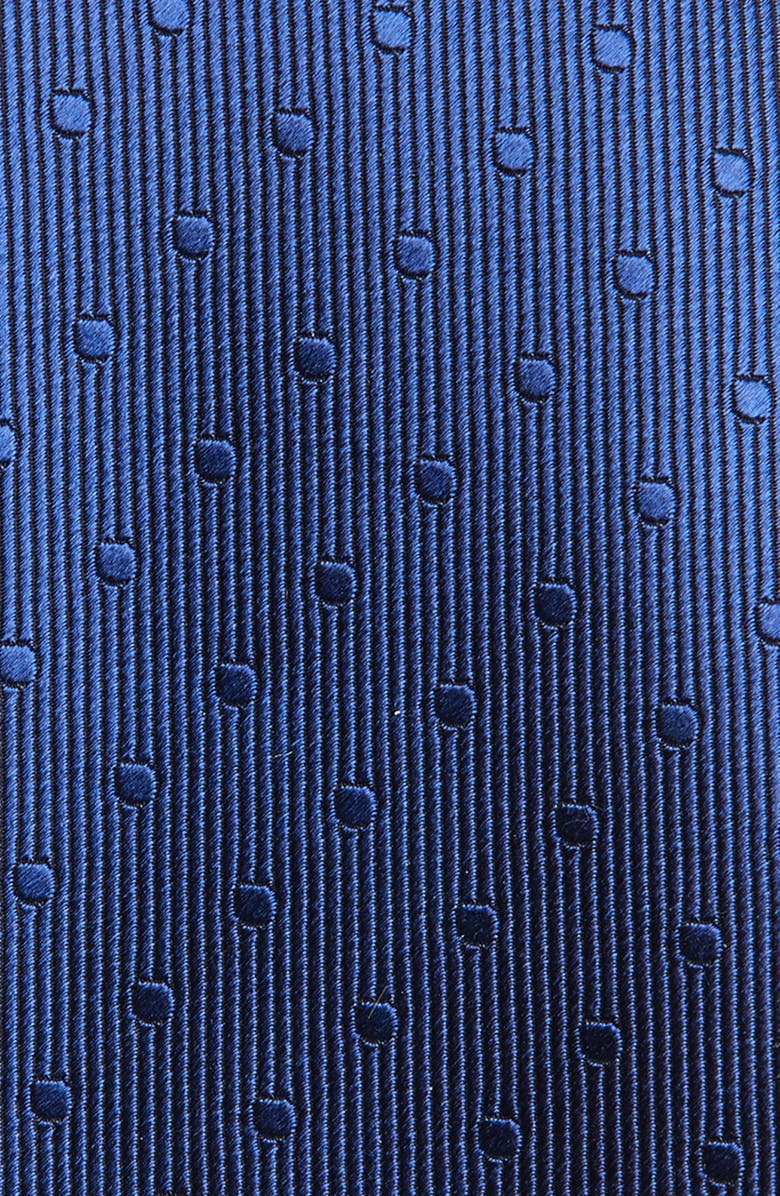 TOM FORD Polka Dot Jacquard Mulberry Silk Tie, Alternate, color, Dark Blue