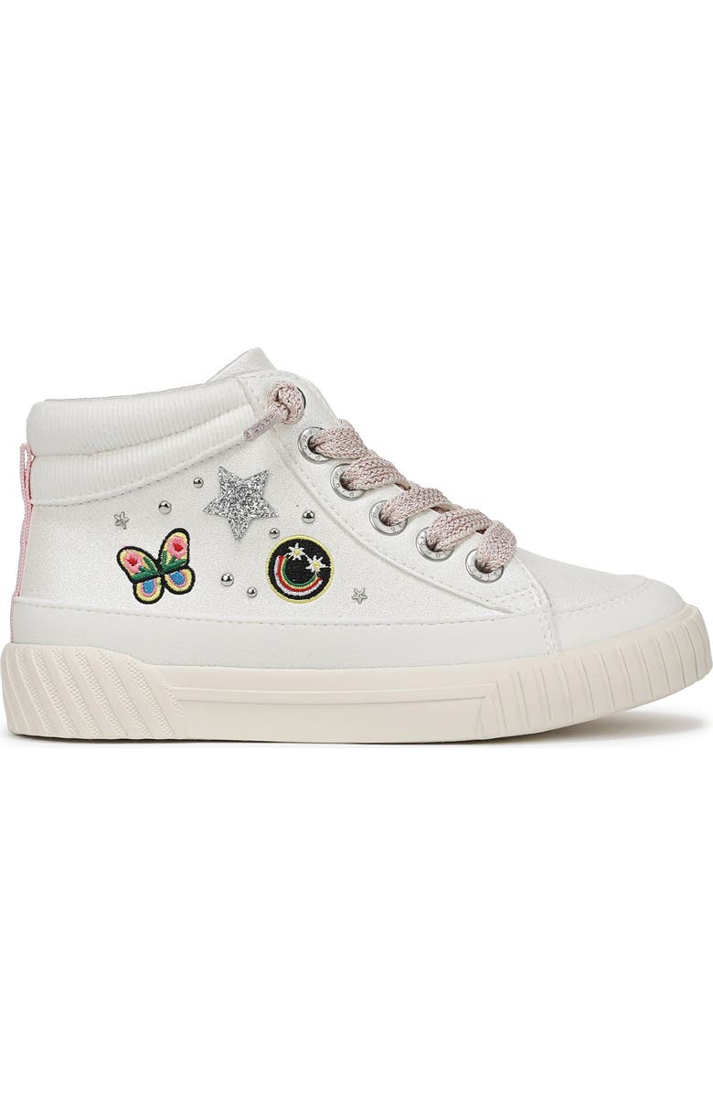 Blowfish Malibu Kids' Wander Up 3-K High Top Sneaker, Alternate, color, Cream