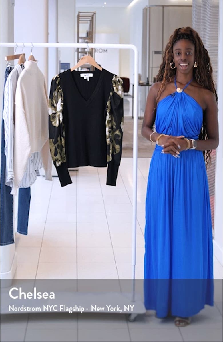 Rib Puff Shoulder Sweater, sales video thumbnail