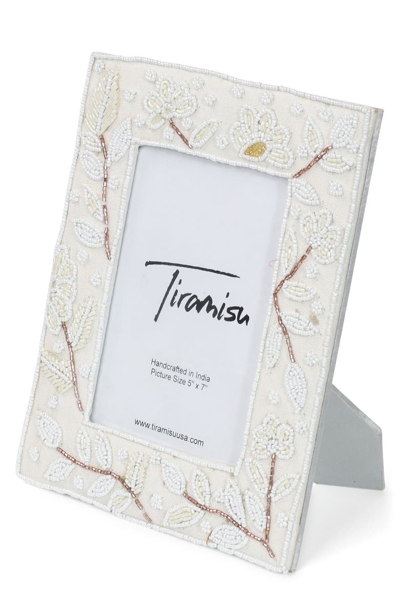 Oasis Botanical Beaded Picture Frame, Alternate, color, MULTI