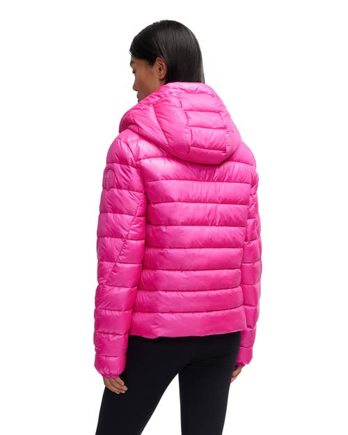 Pajar Kateri Light Weight Boxy Puffer In Pink Glo