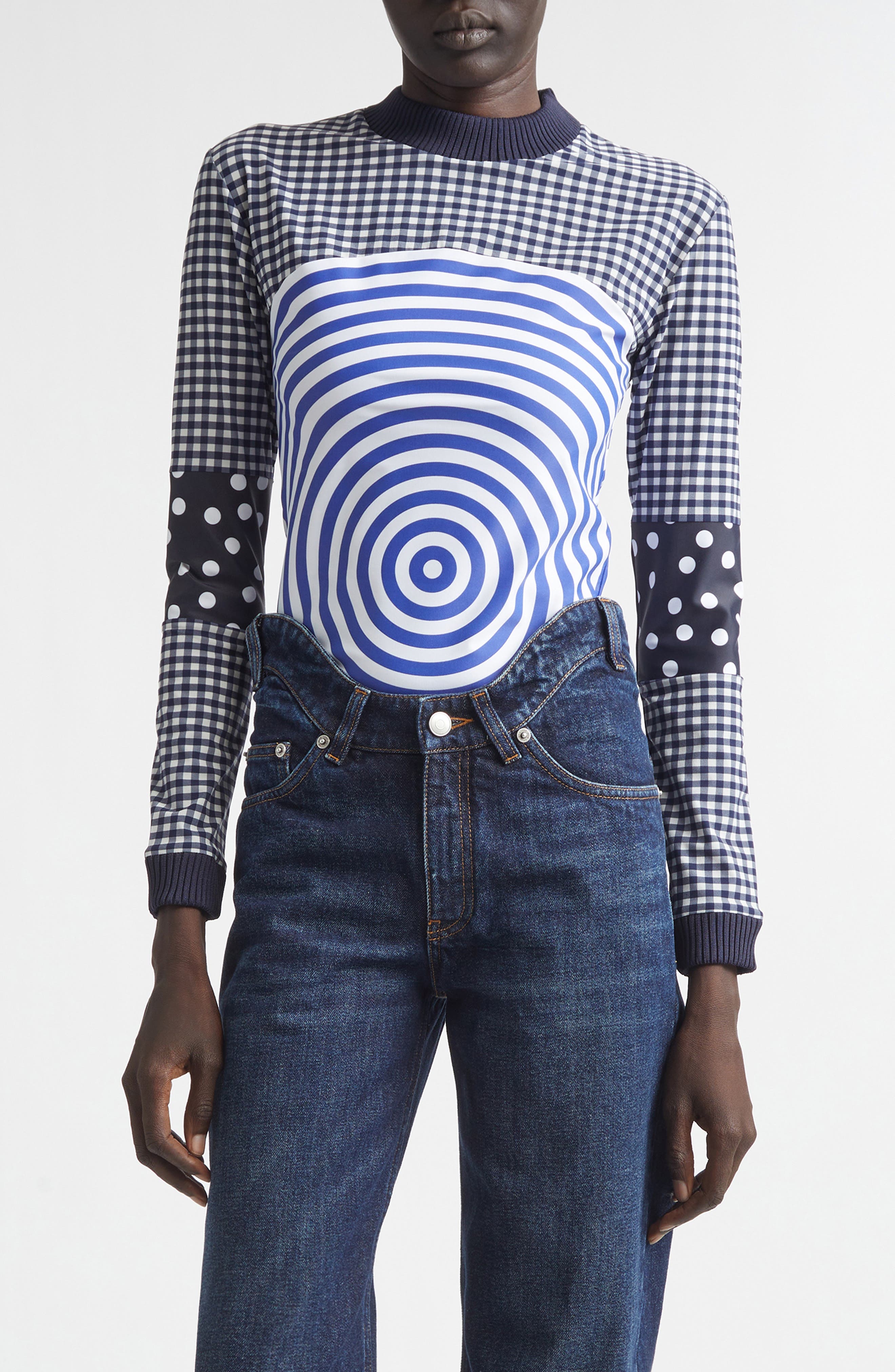 selected WHITE/ NAVY