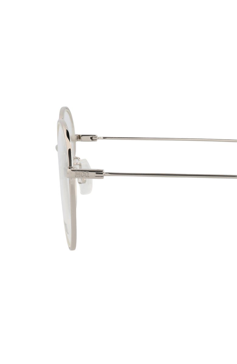 McQueen 49mm Round Optical Glasses, Alternate, color,