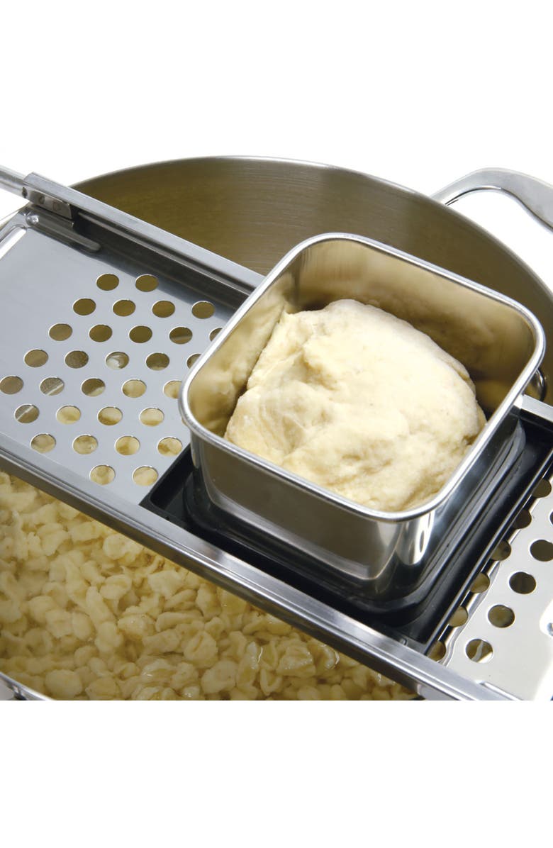 Norpro Stainless Steel Spaetzle Maker with Non-Slip Handle, Alternate, color, Silver