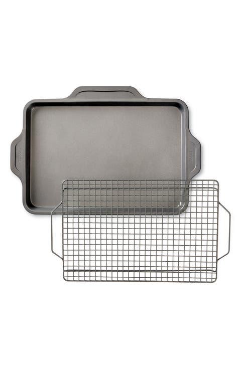 Pro-Release Nonstick Half Sheet & Cooling/Baking Rack Set
