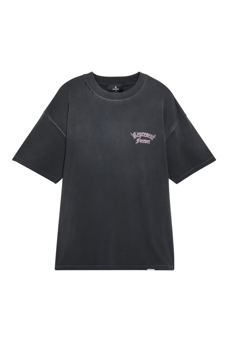 Duality Graphic Tee, Main, color, WASHED BLACK
