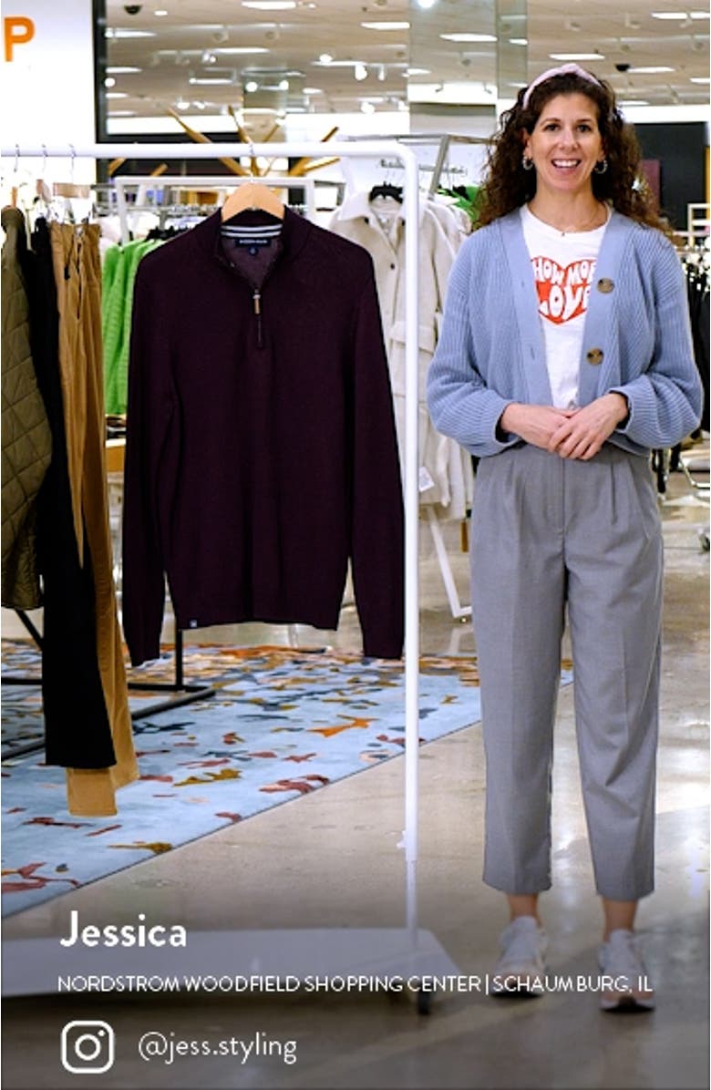 Cassady Quarter Zip Sweater, sales video thumbnail