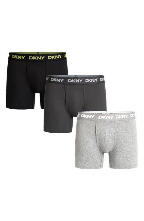 3-Pack Stretch Cotton Boxer Briefs