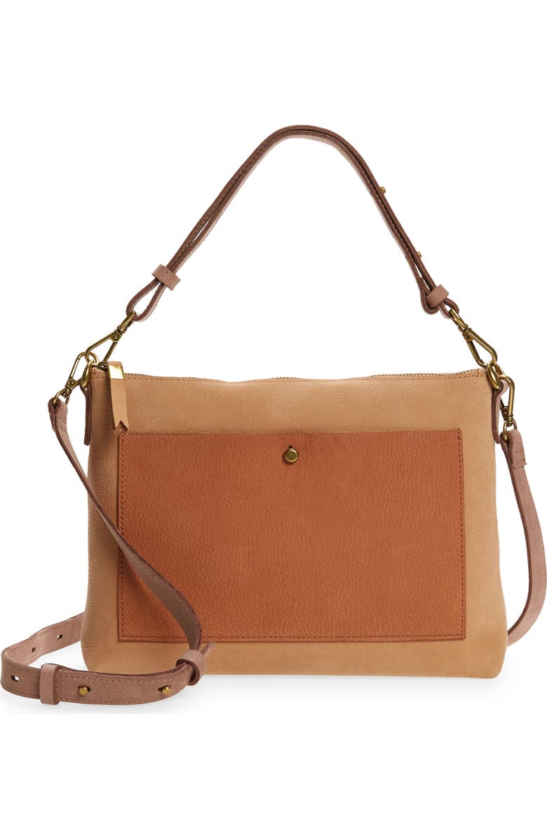 Madewell The Transport Shoulder Colorblock Crossbody Bag, Main, color,