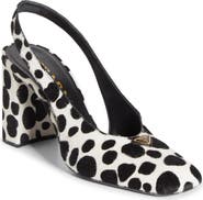 Prada Genuine Calf Hair Slingback Pump