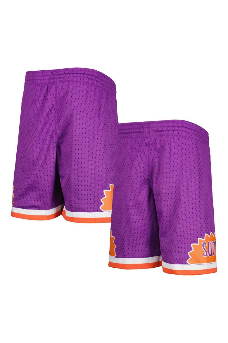Youth Mitchell & Ness Purple Phoenix Suns 1999-00 Hardwood Classics Swingman Shorts, Main, color, Purple