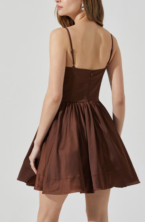 Astr The Label Linelly Minidress In Brown
