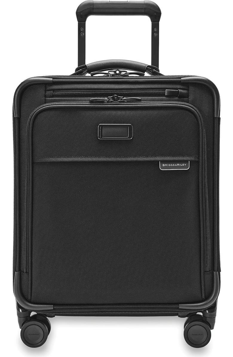 Briggs & Riley Baseline Compact Spinner Carry-On, Main, color, Black