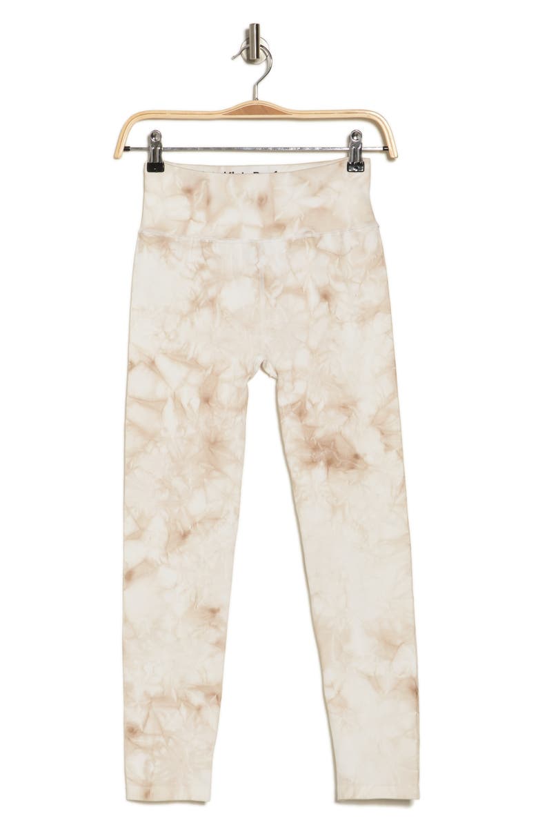 Calvin Klein Sunburst Tie Dye Thin Rib High Waist Leggings, Alternate, color, 