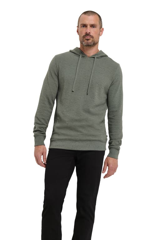 Travismathew Cloud Waffle Knit Hoodie In Green