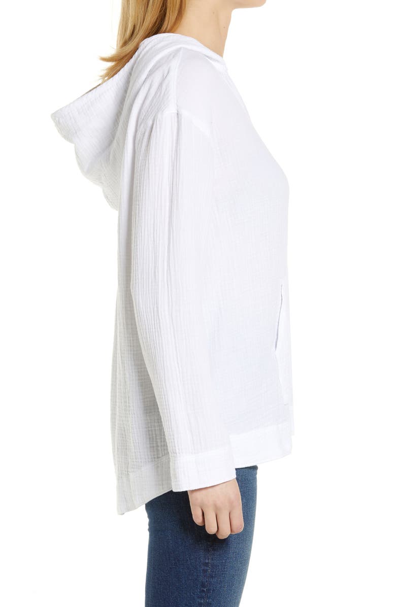 Caslon<sup>®</sup> Double Gauze Hoodie, Alternate, color, 