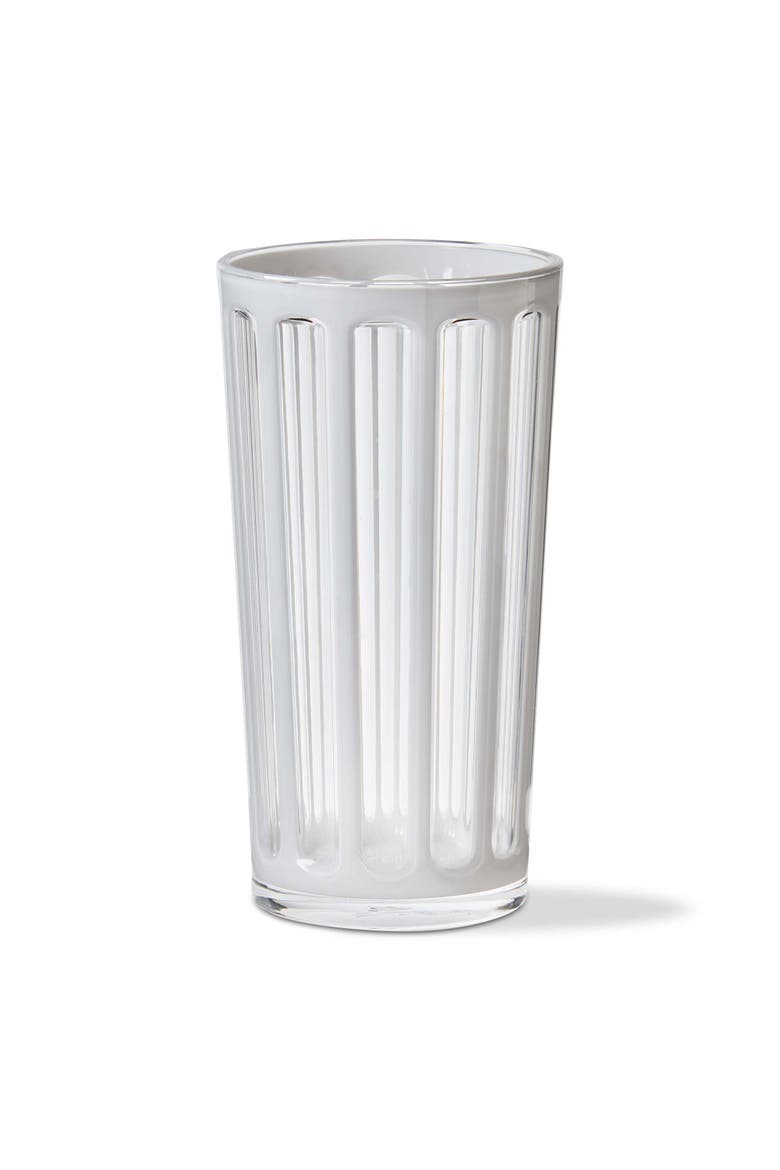 Villa White Acrylic Tumbler Set of 6 BPA-Free Dishwasher Safe, Alternate, color, White