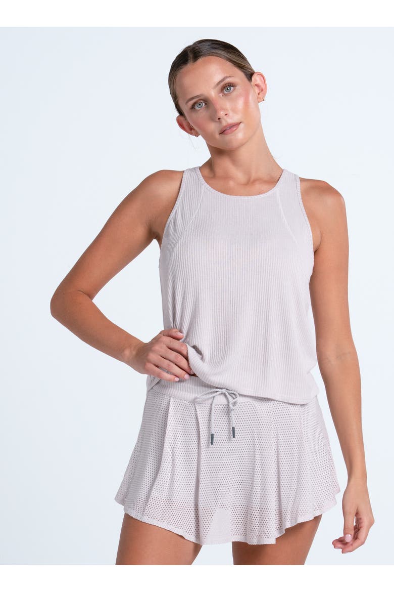 Rib Breezy Tank, Alternate, color, Birch