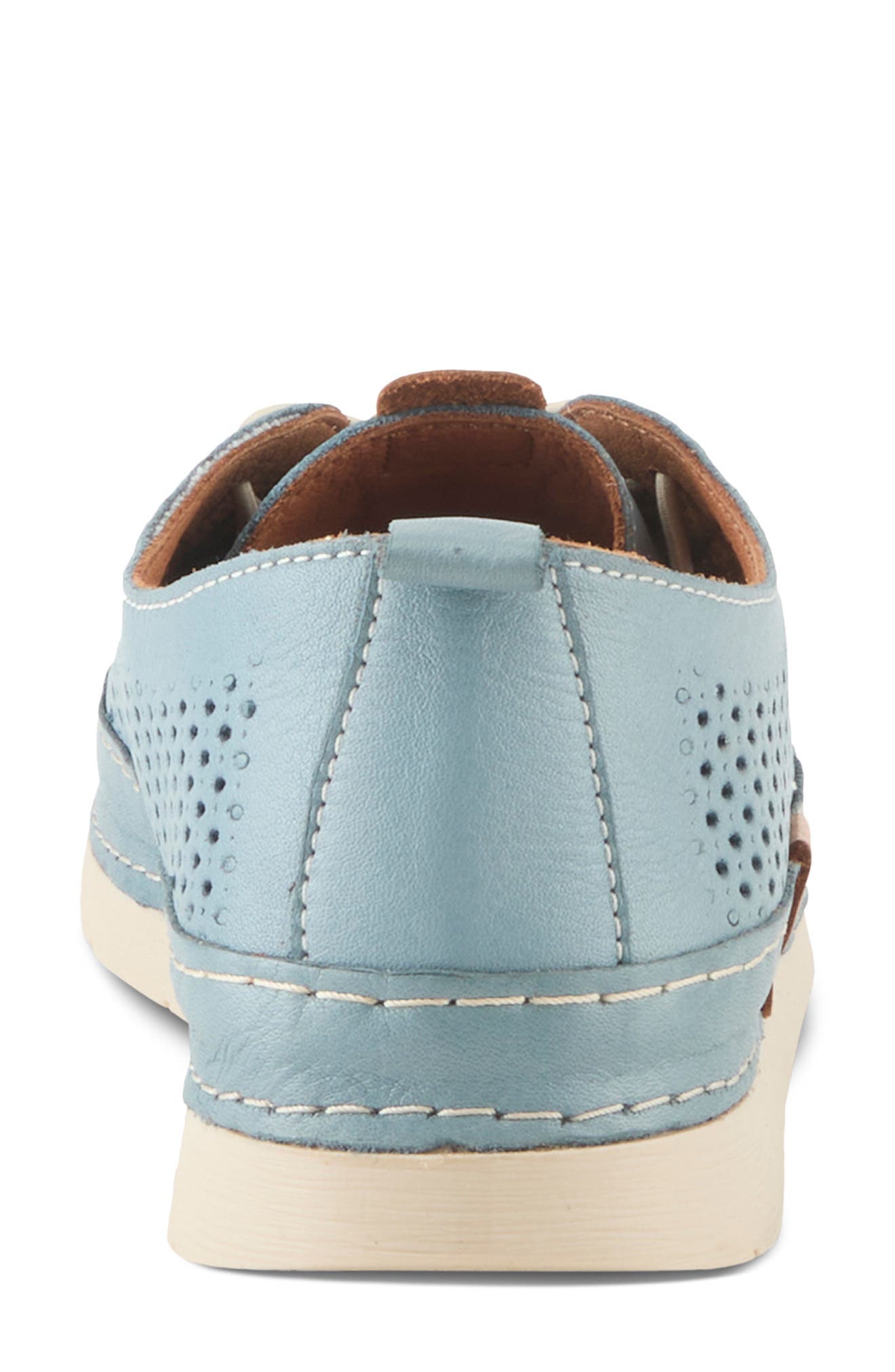 Breen Perforated Sneaker, Alternate, color, BLUE