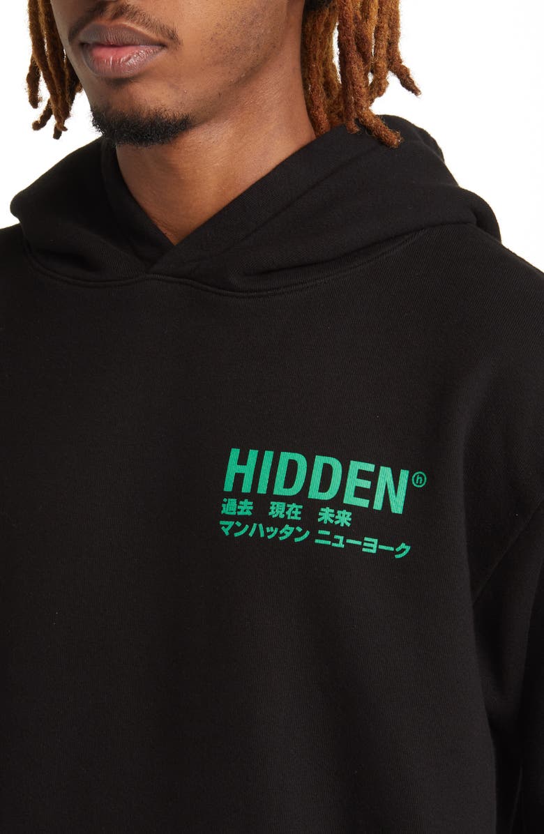 Hidden x Disney 'WALL-E' Circle Fleece Graphic Hoodie, Alternate, color, 