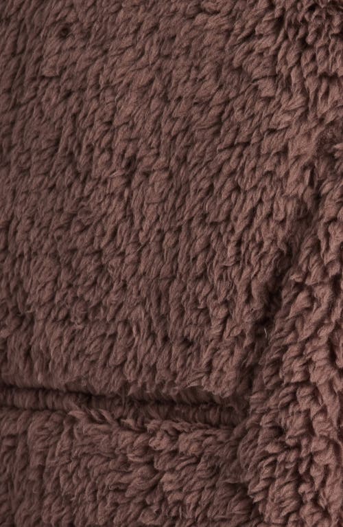 Thread & Supply Wubby High Pile Fleece Vest In Brown