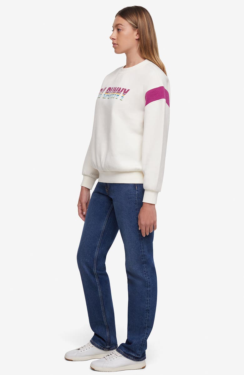 Wildfox Ski Bunny Varsity Sweatshirt, Alternate, color,