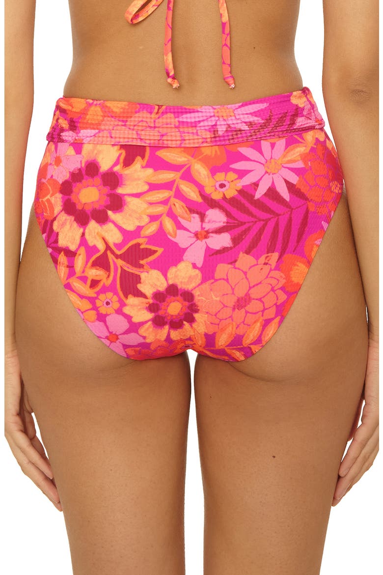 Copacabana High Waist Bikini Bottoms, Alternate, color, MULTI