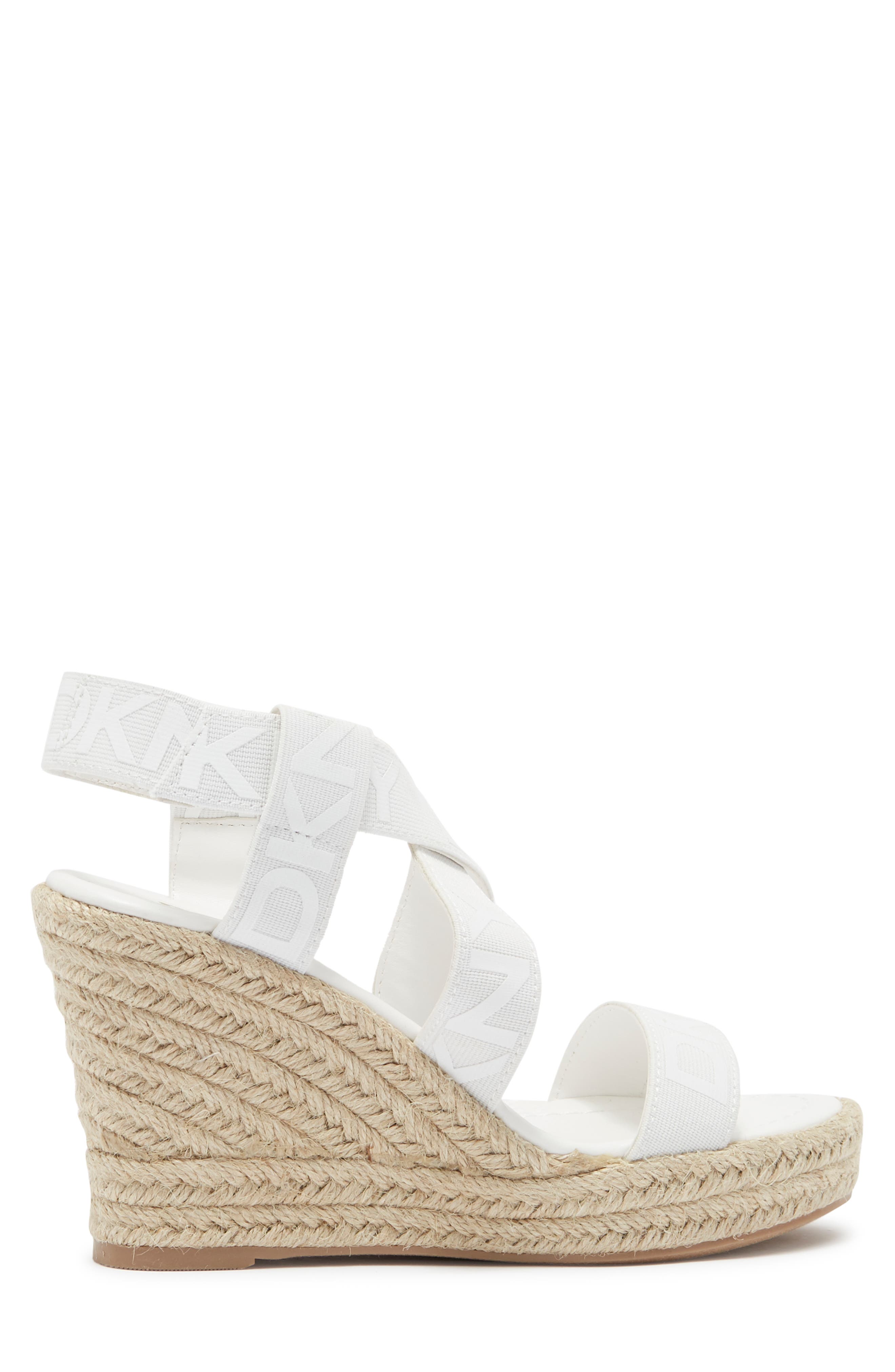 DKNY Carter Platform Wedge Sandal, Alternate, color, 