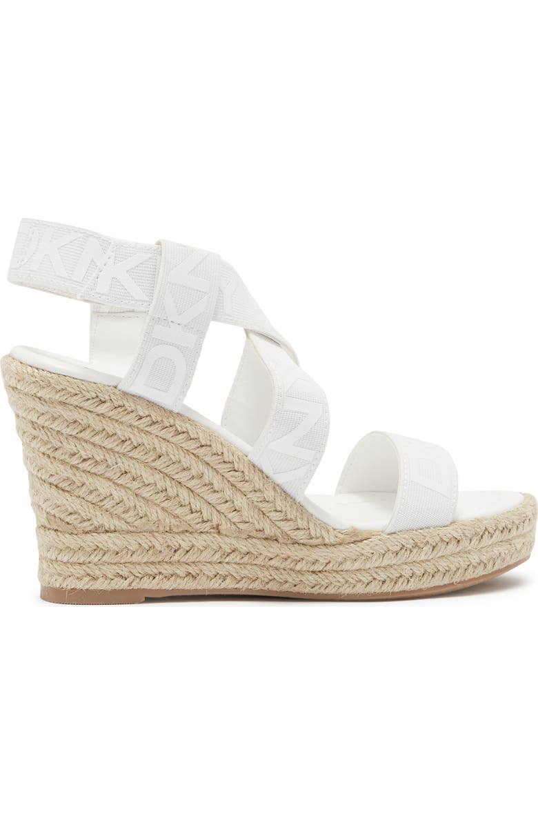 DKNY Carter Platform Wedge Sandal, Alternate, color,