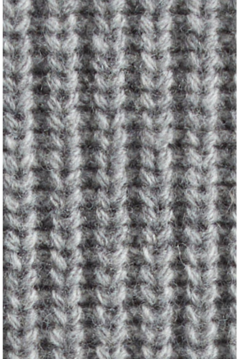 Mixed Media Wool Rib & Curly Fleece Cardigan, Alternate, color, 1985 CHANTILLY