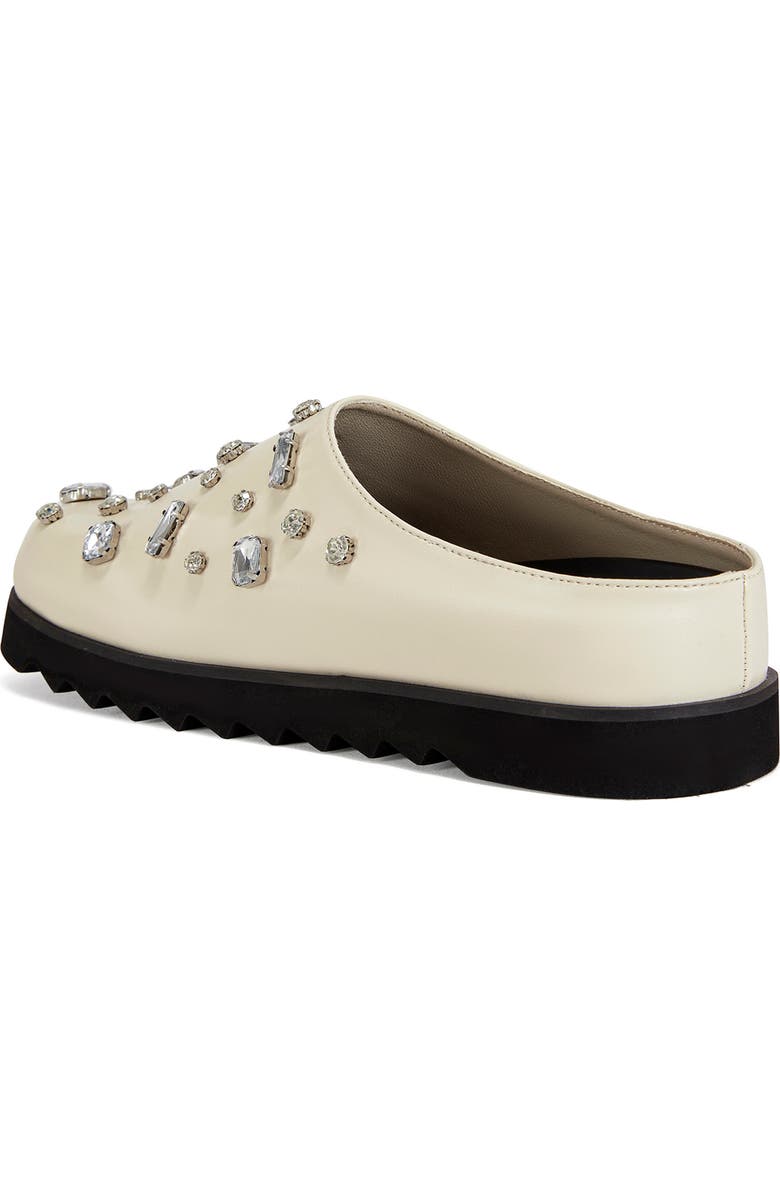 AZALEA WANG Voncile Embellished Platform Mule, Alternate, color, Bone