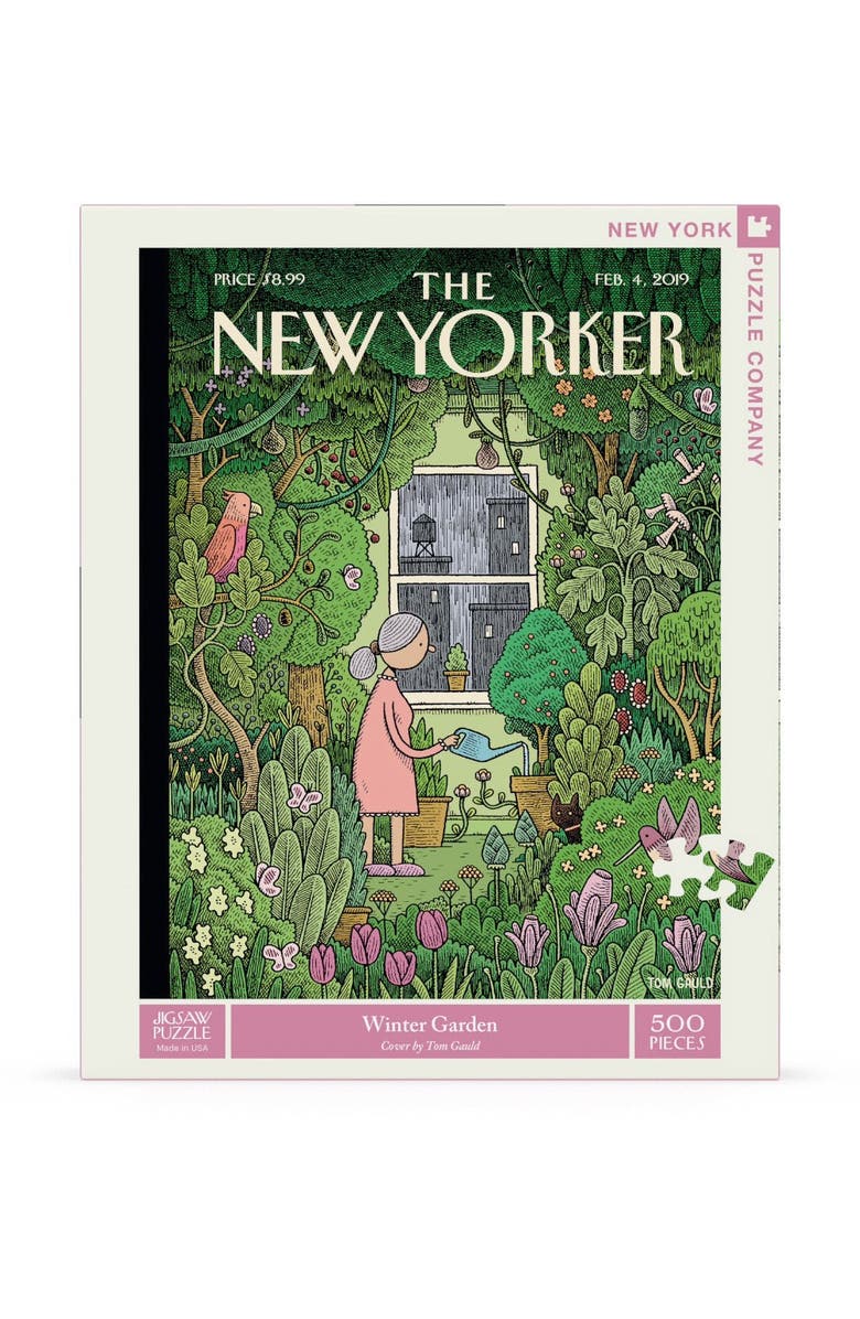 NEW YORK PUZZLE COMPANY Winter Garden 500 Piece Puzzle, Main, color, NO COLOR