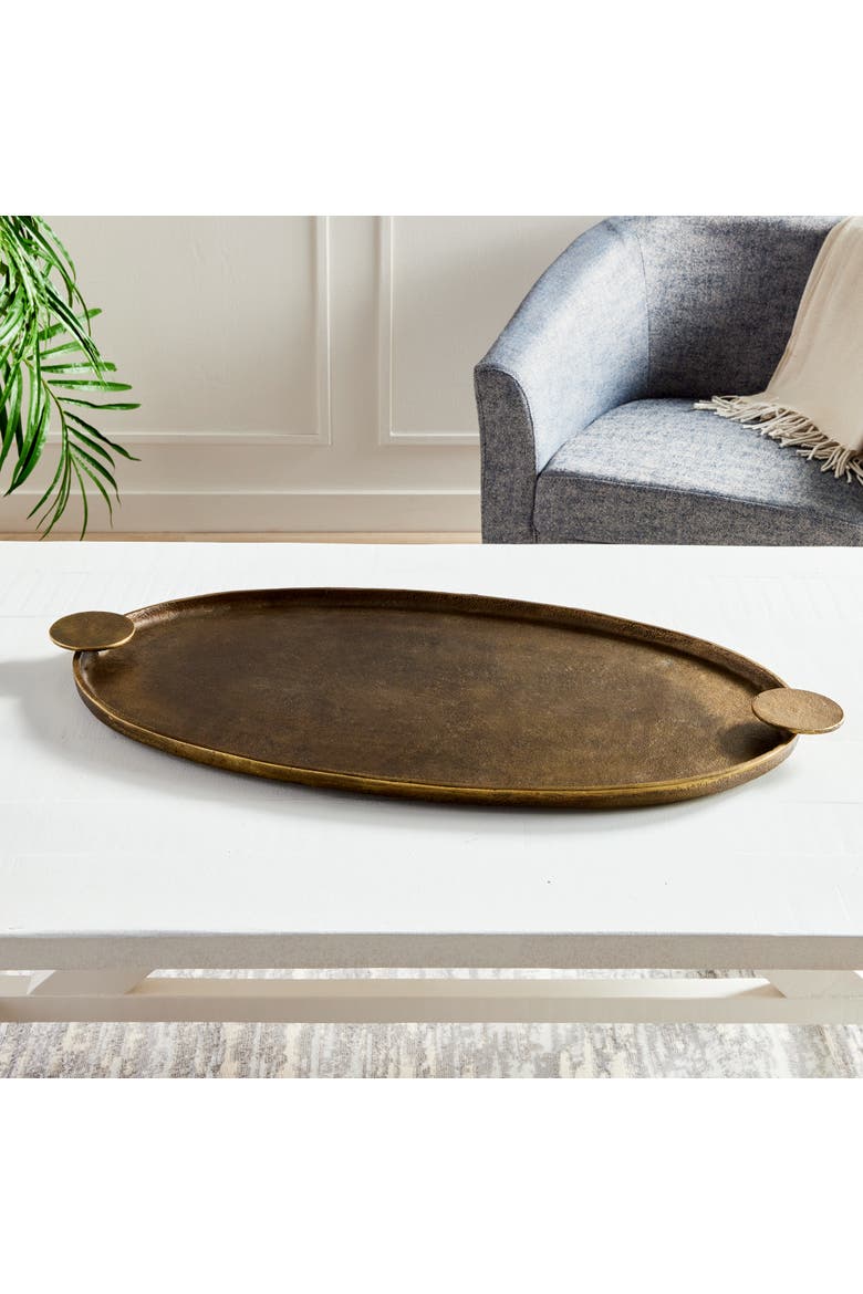 Hahn Decorative Tray, Alternate, color, Gold