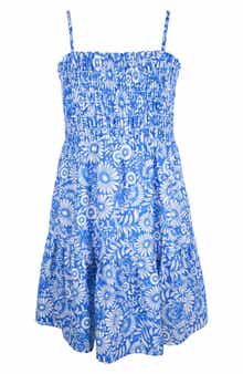 Zunie Kids' Smocked Tiered Dress