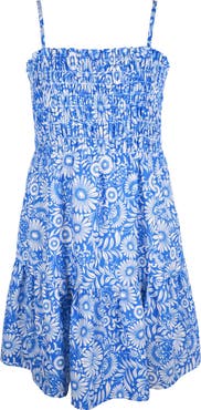 Zunie Kids' Smocked Tiered Dress